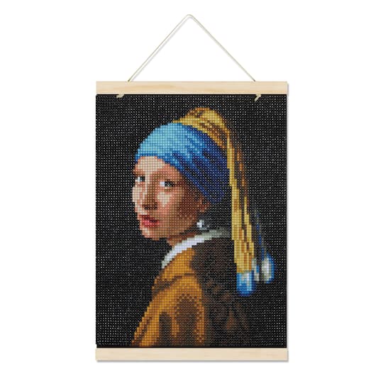 Girl with a Pearl Earring with Frame Diamond Art Kit by Make Market&#xAE;